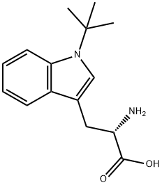(2S)-2-amino-3-(1-tert-butyl-1H-indol-3-yl)propanoic acid Structure