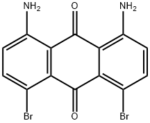 9,10-Anthracenedione, 1,8-diamino-4,5-dibromo- Structure
