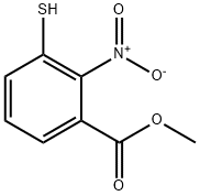 Benzoic acid, 3-mercapto-2-nitro-, methyl ester Struktur