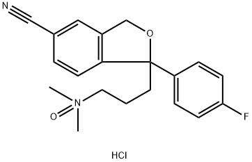 盐酸艾司西酞普兰EP杂质H (西酞普兰N氧化物HCL), 62498-71-9, 结构式