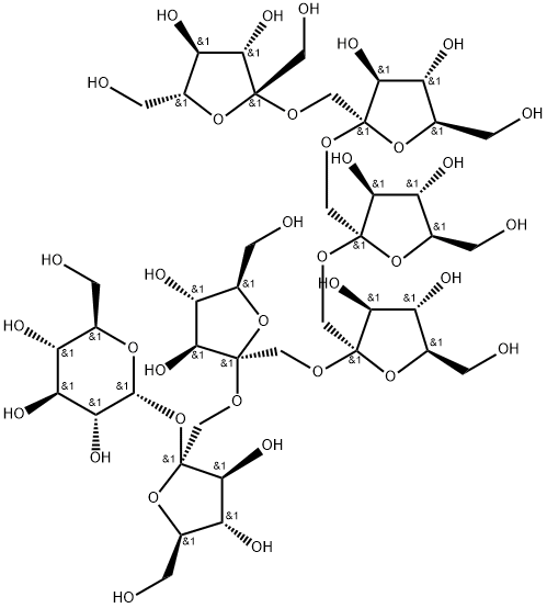 Fructoheptasaccharide 化学構造式