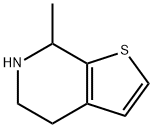 Thieno[2,3-c]pyridine, 4,5,6,7-tetrahydro-7-methyl- Struktur