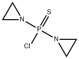 Phosphinothioic chloride, bis(1-aziridinyl)- (7CI,9CI) Struktur