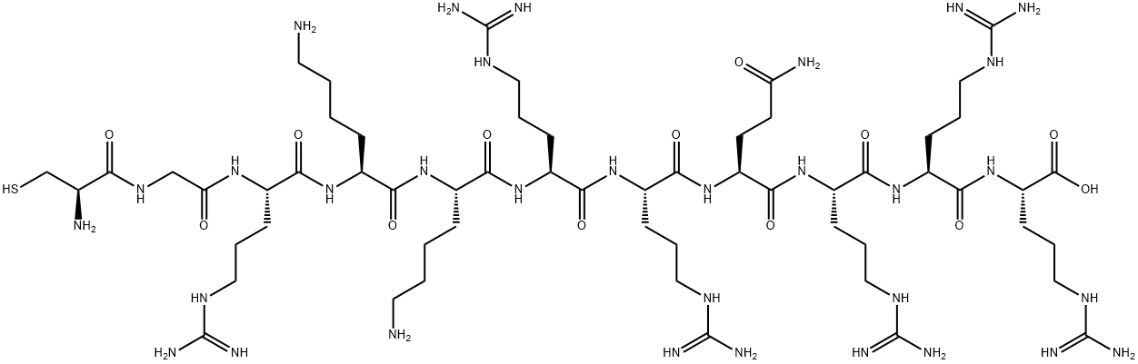 (Cys47)-HIV-1 tat Protein (47-57) Struktur