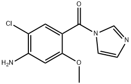 Methanone, (4-amino-5-chloro-2-methoxyphenyl)-1H-imidazol-1-yl- Structure