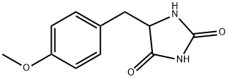 2,4-Imidazolidinedione, 5-[(4-methoxyphenyl)methyl]- 化学構造式