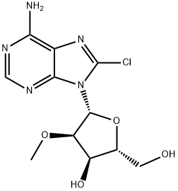 Adenosine, 8-chloro-2'-O-methyl- (9CI) Structure