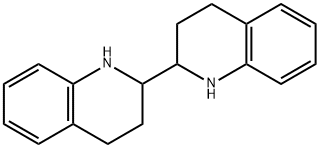 2,2'-Biquinoline, 1,1',2,2',3,3',4,4'-octahydro- 化学構造式