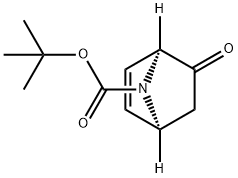 7-Azabicyclo[2.2.1]hept-2-ene-7-carboxylic acid, 5-oxo-, 1,1-dimethylethyl ester, (1S,4S)- Struktur