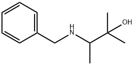 2-Butanol, 2-methyl-3-[(phenylmethyl)amino]- Struktur