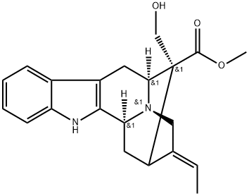 17-ヒドロキシサルパガン-16-カルボン酸メチル 化学構造式
