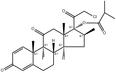 Clobetasone Butyrate EP Impurity I, 639817-47-3, 结构式