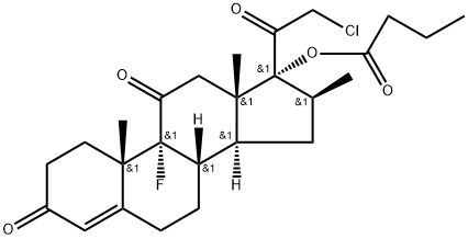 Clobetasone Butyrate EP Impurity E, 639817-48-4, 结构式