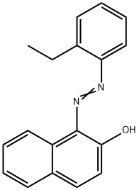 2-Naphthalenol, 1-[2-(2-ethylphenyl)diazenyl]- 结构式