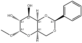 4,6-O-benzylidene-α-D-galactopyranoside Struktur