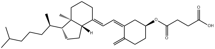 Vitamin D3 Hemisuccinate (~90%) Structure