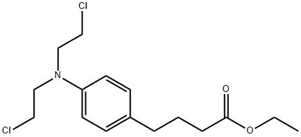 苯丁酸氮芥乙酯 结构式