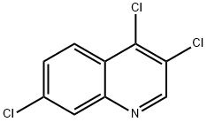 Quinoline, 3,4,7-trichloro- 化学構造式