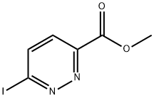 3-Pyridazinecarboxylic acid, 6-iodo-, methyl ester Struktur