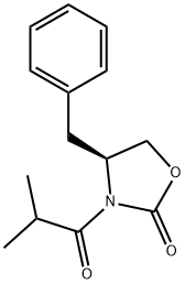 (S)-4-苄基-3-异丁酰基噁唑烷-2-酮, 652157-27-2, 结构式