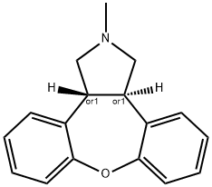 (3aS,12bS)-2-Methyl-2,3,3a,12b-tetrahydro-1H-dibenzo[2,3:6,7]oxepino[4,5-c]pyrrole, 65576-39-8, 结构式