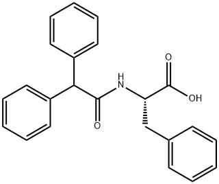 Phenylalanine, N-(diphenylacetyl)- (9CI) Struktur