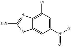 2-Amino-4-chloro-6-nitrobenzothiazole Structure