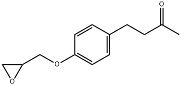 2-Butanone, 4-[4-(2-oxiranylmethoxy)phenyl]- Struktur