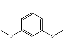 Benzene, 1-methoxy-3-methyl-5-(methylthio)- Struktur