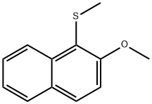 (2-methoxynaphthalen-1-yl)(methyl)sulfane 结构式