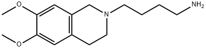 2(1H)-Isoquinolinebutanamine, 3,4-dihydro-6,7-dimethoxy- Structure