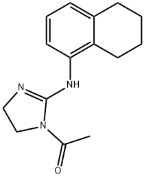 1-Acetyl-N-(5,6,7,8-tetrahydronaphthalen-1-yl)-4,5-dihydro-1h-imidazol-2-amine Structure