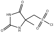4-Imidazolidinemethanesulfonyl chloride, 4-methyl-2,5-dioxo-,674348-00-6,结构式