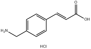 2-Propenoic acid, 3-[4-(aminomethyl)phenyl]-, hydrochloride, (E)- (9CI) Struktur