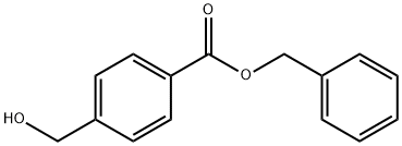 Benzoic acid, 4-(hydroxymethyl)-, phenylmethyl ester Structure