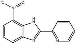 1H-Benzimidazole, 7-nitro-2-(2-pyridinyl)- Structure