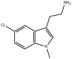 1H-Indole-3-ethanamine, 5-chloro-1-methyl- Structure