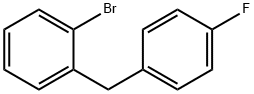1-Bromo-2-(4-fluorobenzyl)benzene 结构式
