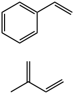 水添(スチレン/イソプレン)コポリマー 化学構造式