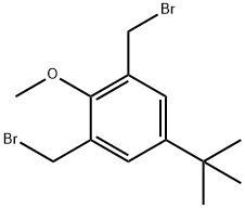 Benzene, 1,3-bis(bromomethyl)-5-(1,1-dimethylethyl)-2-methoxy- 结构式