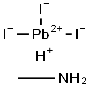 钙钛矿CH3NH3PBI3 固体,69507-98-8,结构式