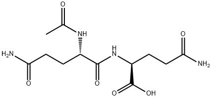 AC-GLN-GLN-OH, 69624-04-0, 结构式