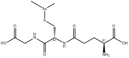 Glycine, L-γ-glutaMyl-S-(diMethylarsino)-L-cysteinyl- 结构式