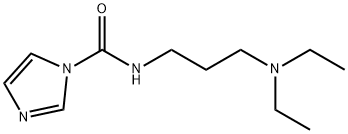 1H-Imidazole-1-carboxamide, N-[3-(diethylamino)propyl]- 化学構造式