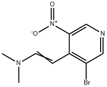 Ethenamine, 2-(3-bromo-5-nitro-4-pyridinyl)-N,N-dimethyl- Structure