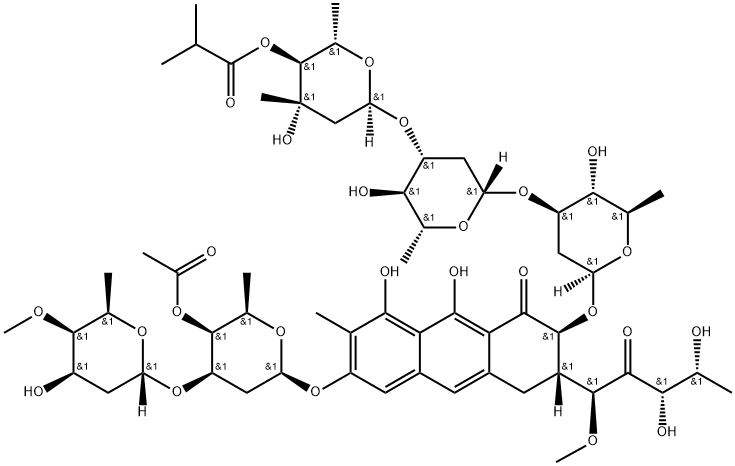 色霉素A2, 6992-70-7, 结构式