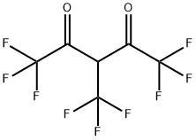 2,4-Pentanedione, 1,1,1,5,5,5-hexafluoro-3-(trifluoromethyl)- Struktur