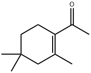 1-(2,4,4-TRIMETHYL-CYCLOHEX-1-ENYL)-ETHANONE, 70092-25-0, 结构式