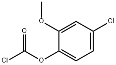Carbonochloridic acid, 4-chloro-2-methoxyphenyl ester Structure
