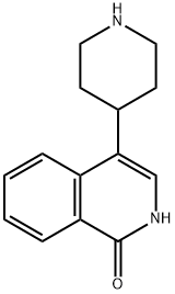 4-(4-Piperidinyl)-1(2H)-isoquinolinone Struktur
